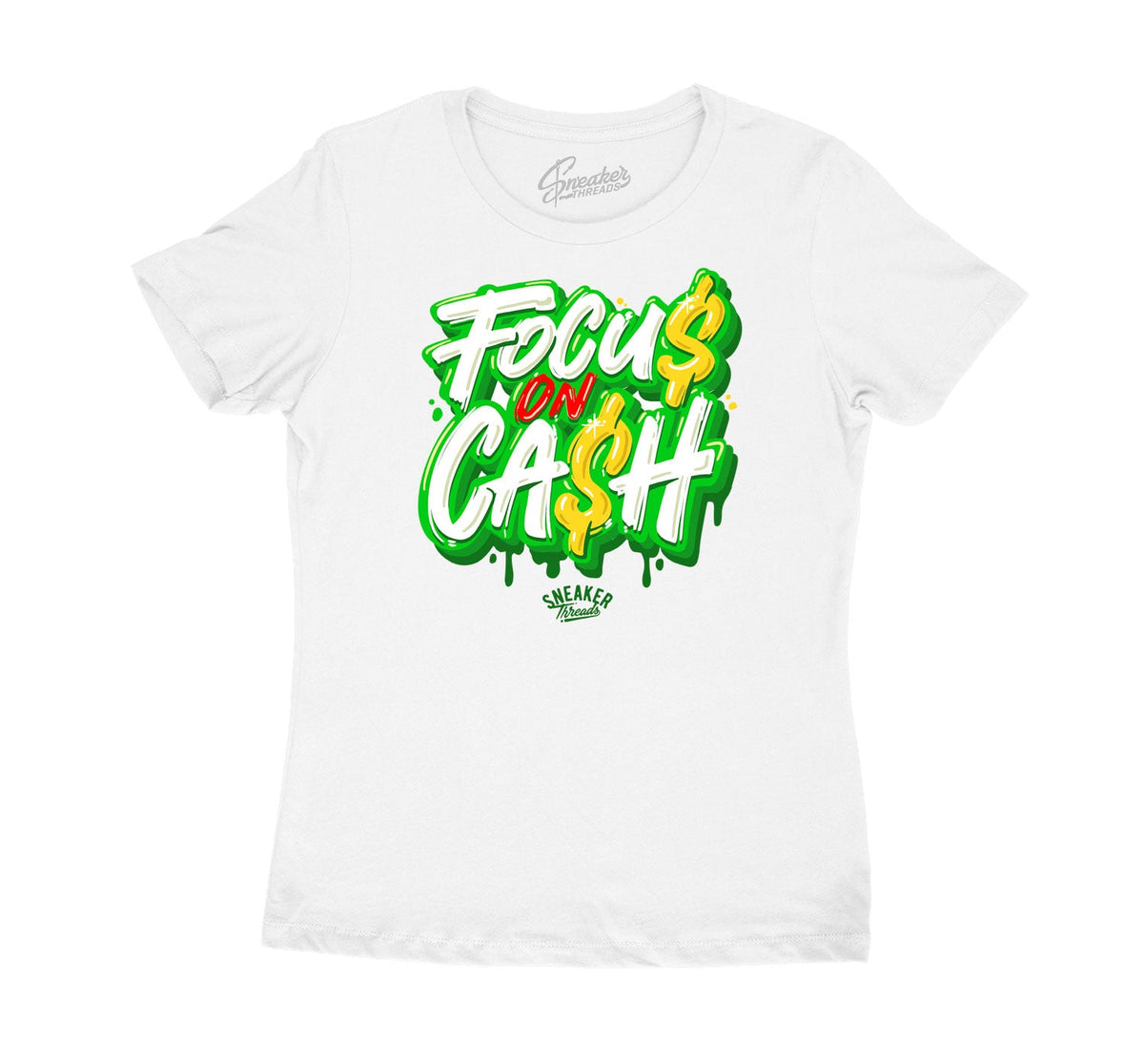 Womens - Lucky Green 1 Focus On Cash Shirt