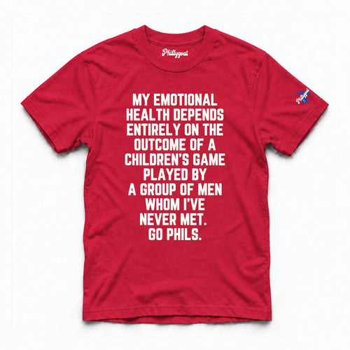 "My Emotional Health Depends on the Phils" Comfort Colors product image 1