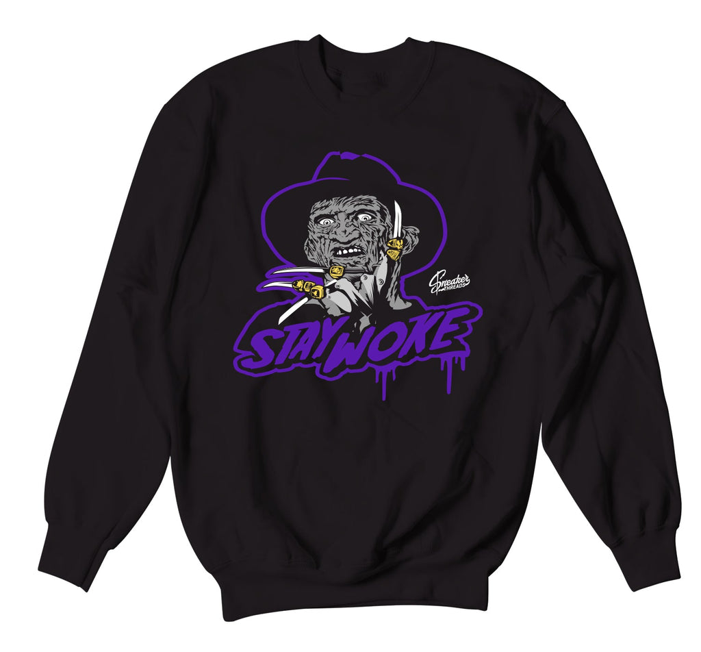Retro 12 Dark Concord Stay Woke Sweater