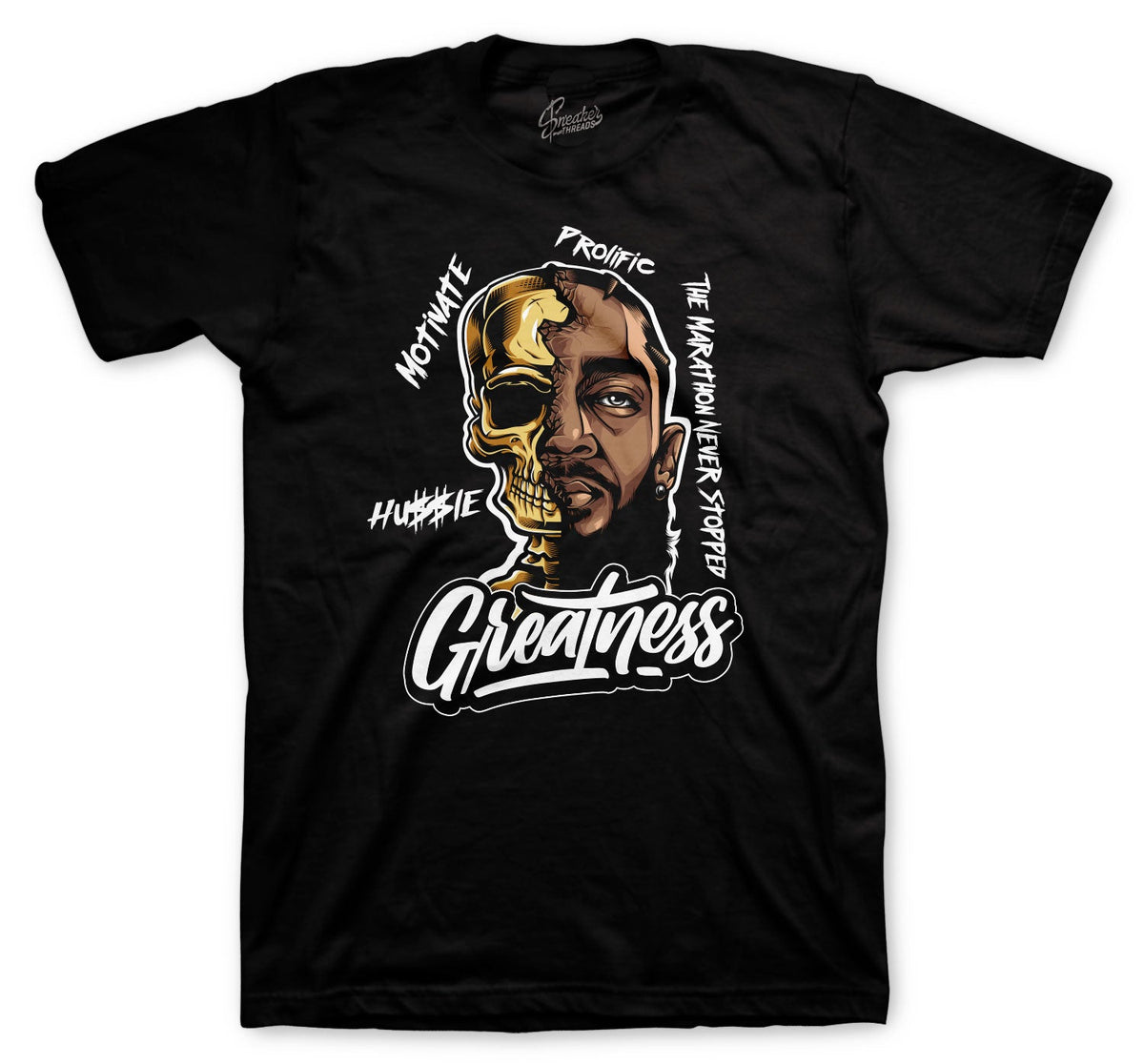 Retro 1 Black Gold Great Nip Shirt