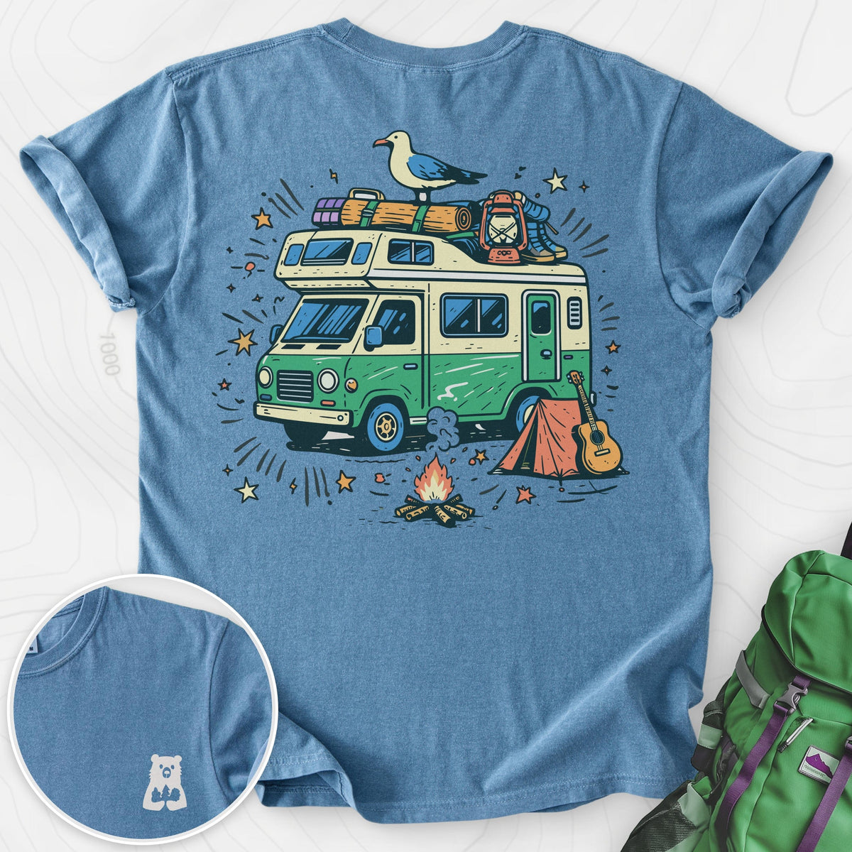 Adventure Camper Back Print product image 1