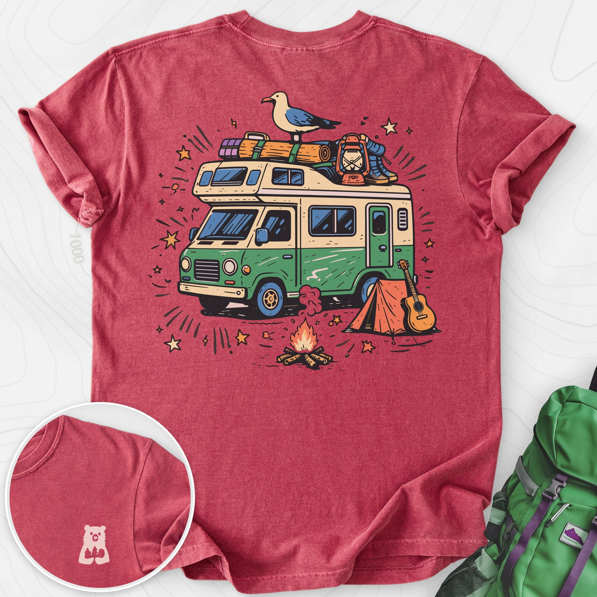 Adventure Camper Back Print product image 2