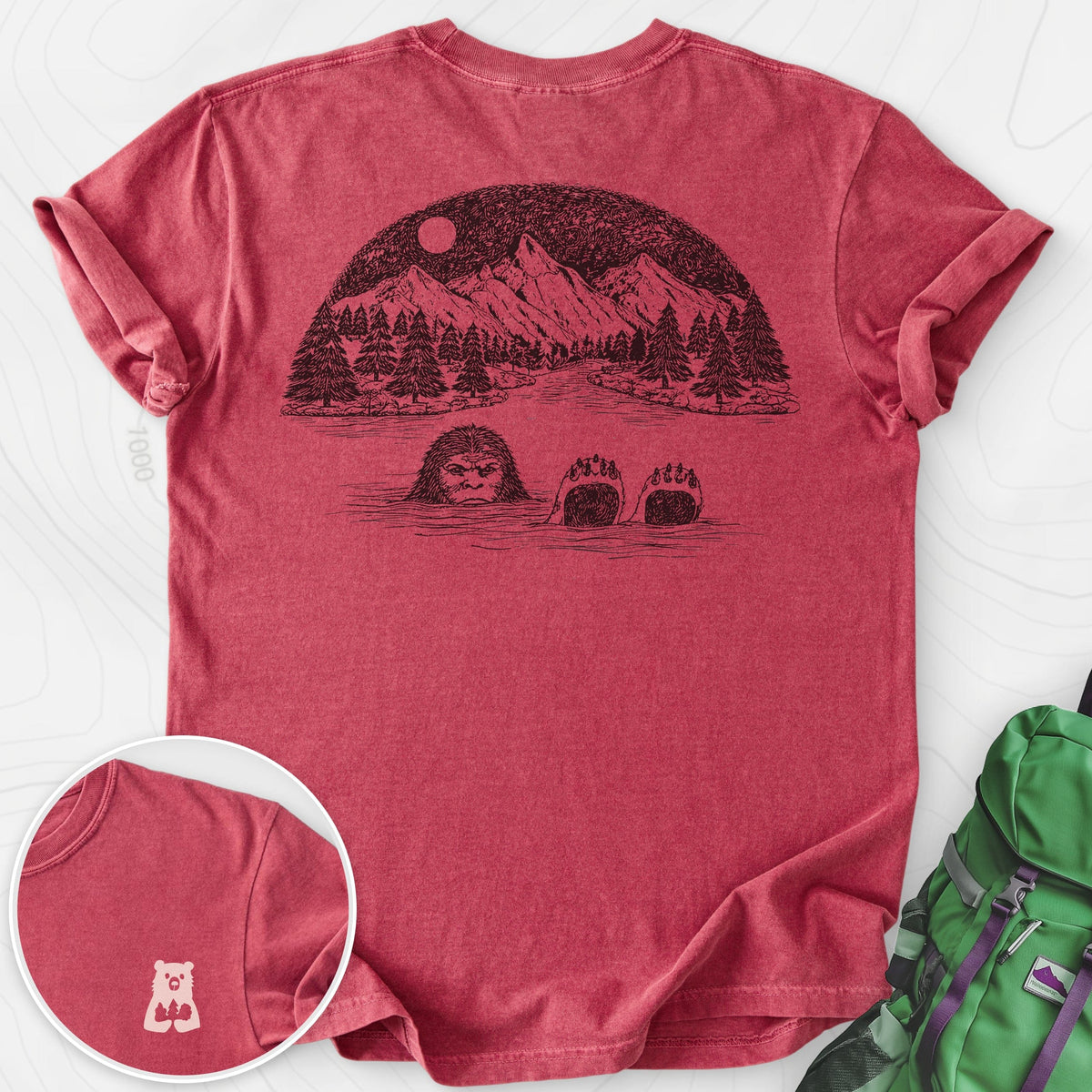 Lake Bigfoot Back Print product image 2