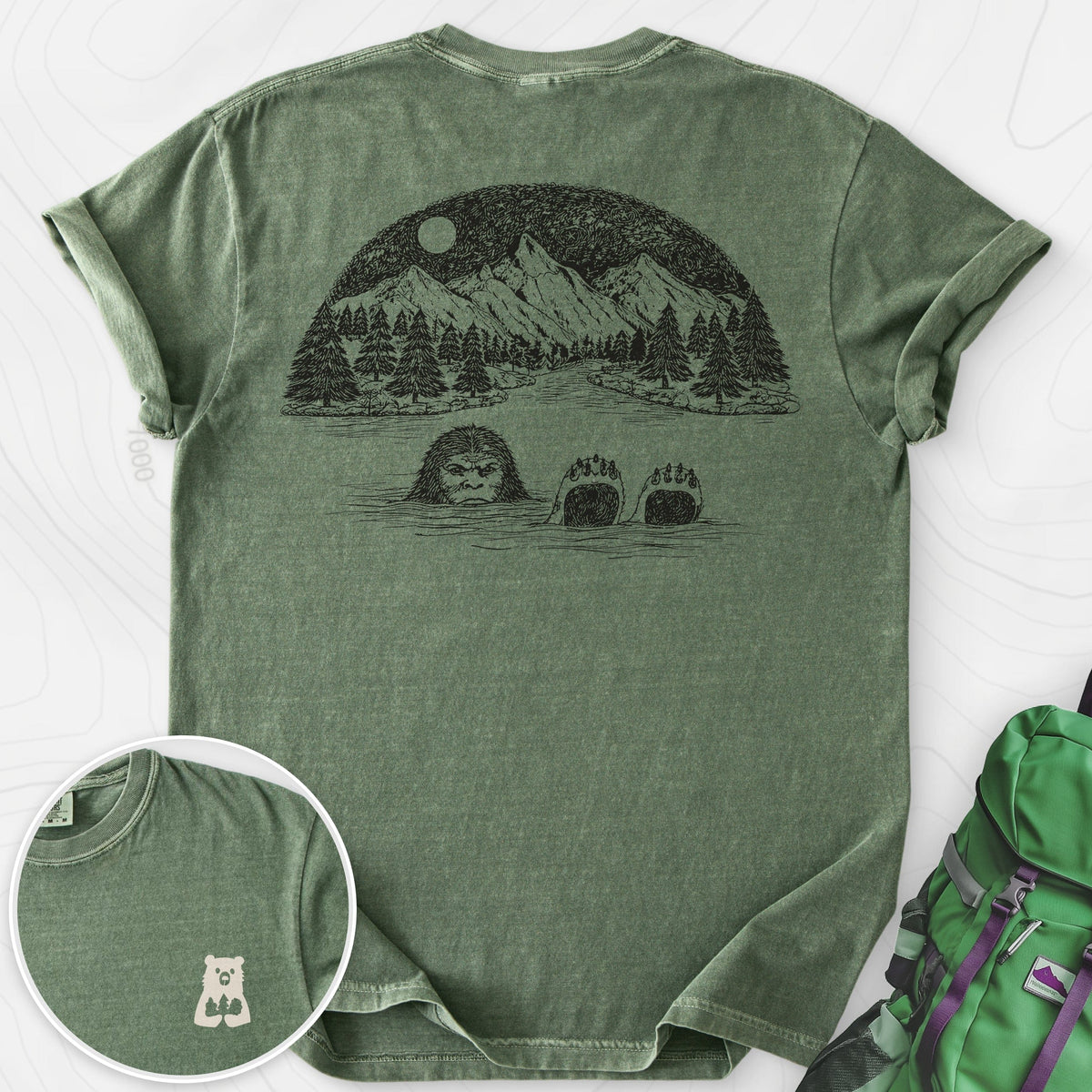 Lake Bigfoot Back Print product image 5