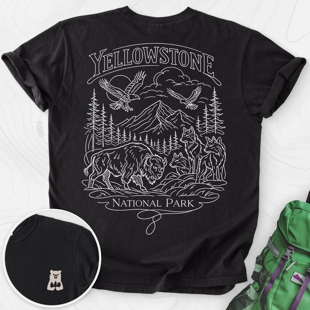 Yellowstone Back Print product image 1