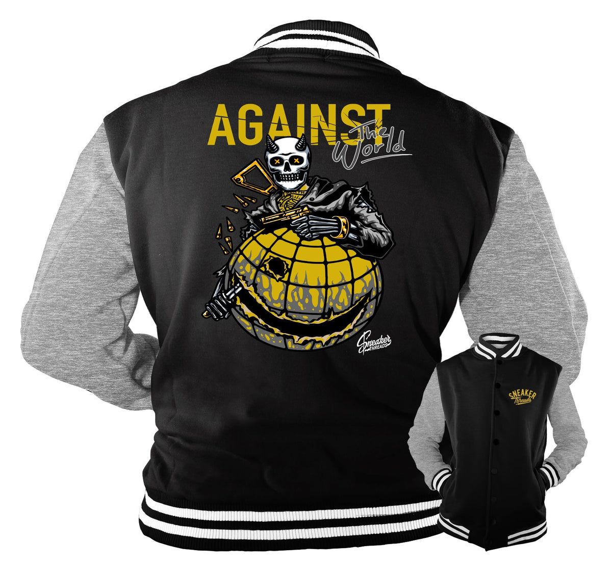 Retro 1 Black Gold Against The World Jacket