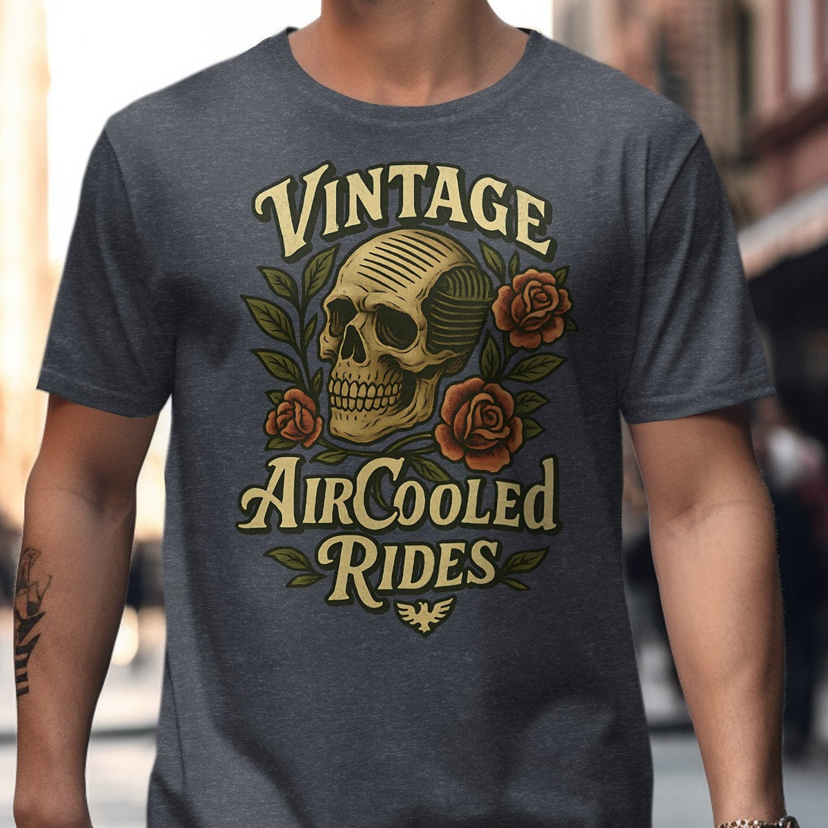Vintage AirCooled Rides - Air Head Skull Tattoo