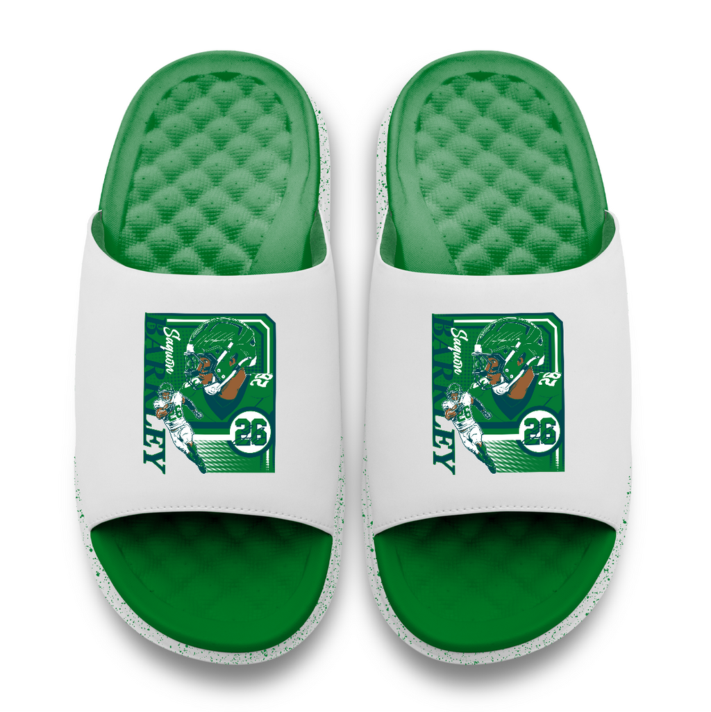 "Saquon Barkley Retro Collage" Officially Licensed Motive Slides