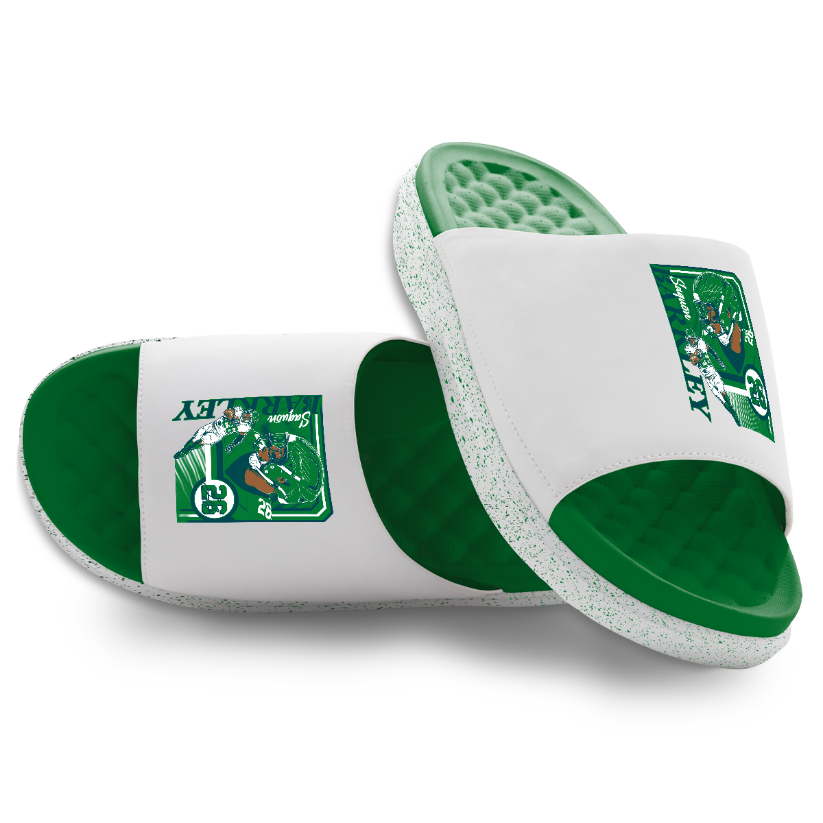 "Saquon Barkley Retro Collage" Officially Licensed Motive Slides