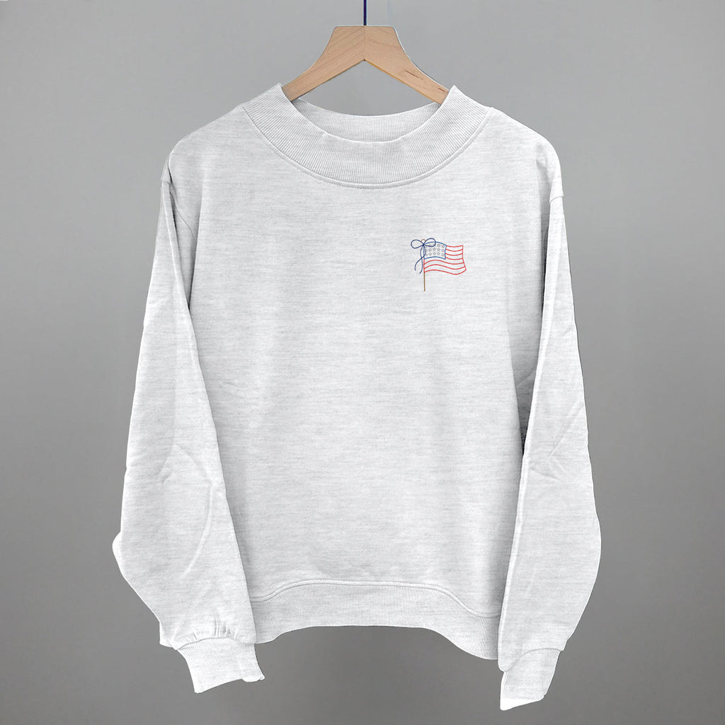 American Flag With Bow (Left Chest) product image 10