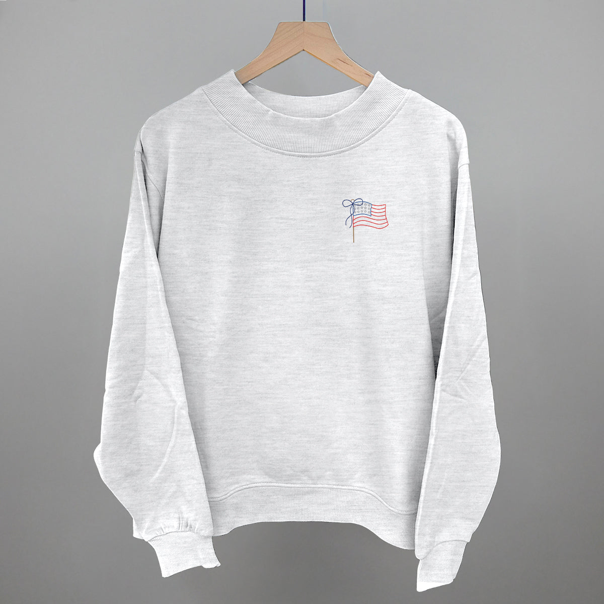 American Flag With Bow (Left Chest) product image 10