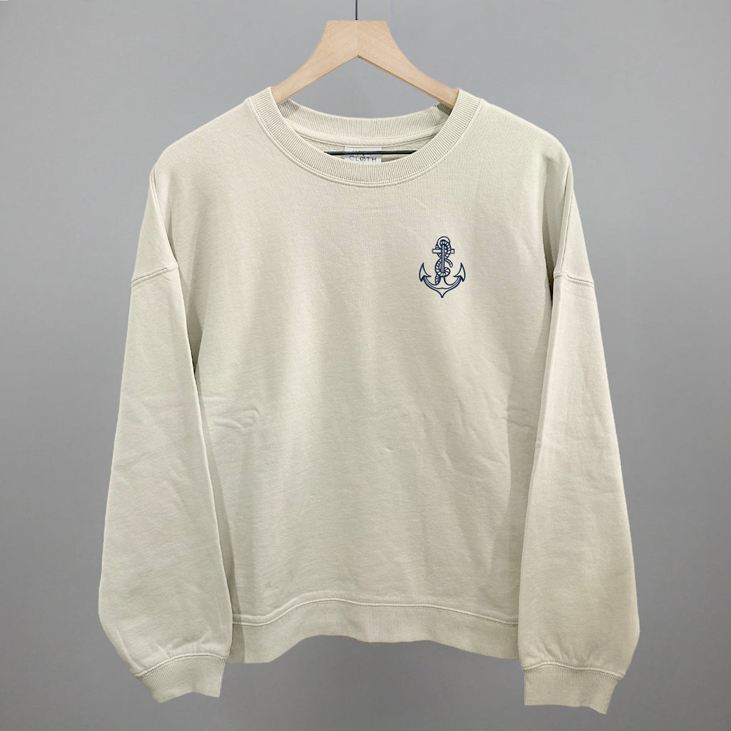 Anchor Doodle (Navy Blue) (Left Chest) product image 10