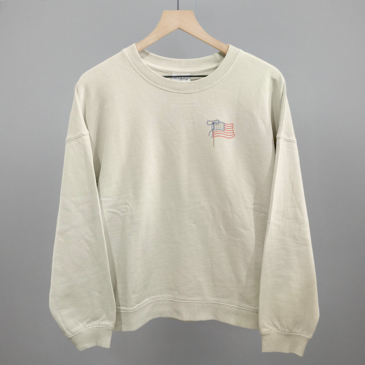 American Flag With Bow (Left Chest) product image 9