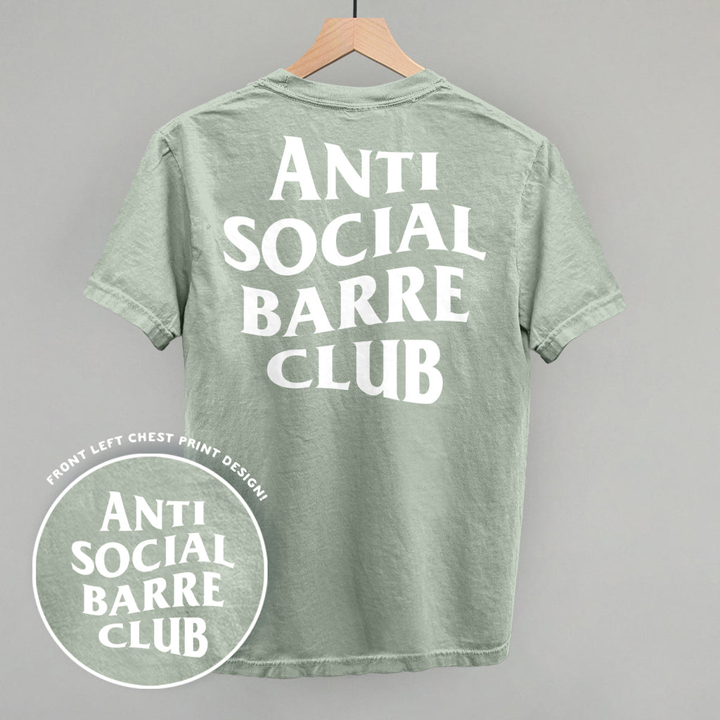 Anti Social Barre Club (White) (Back Print) product image 2