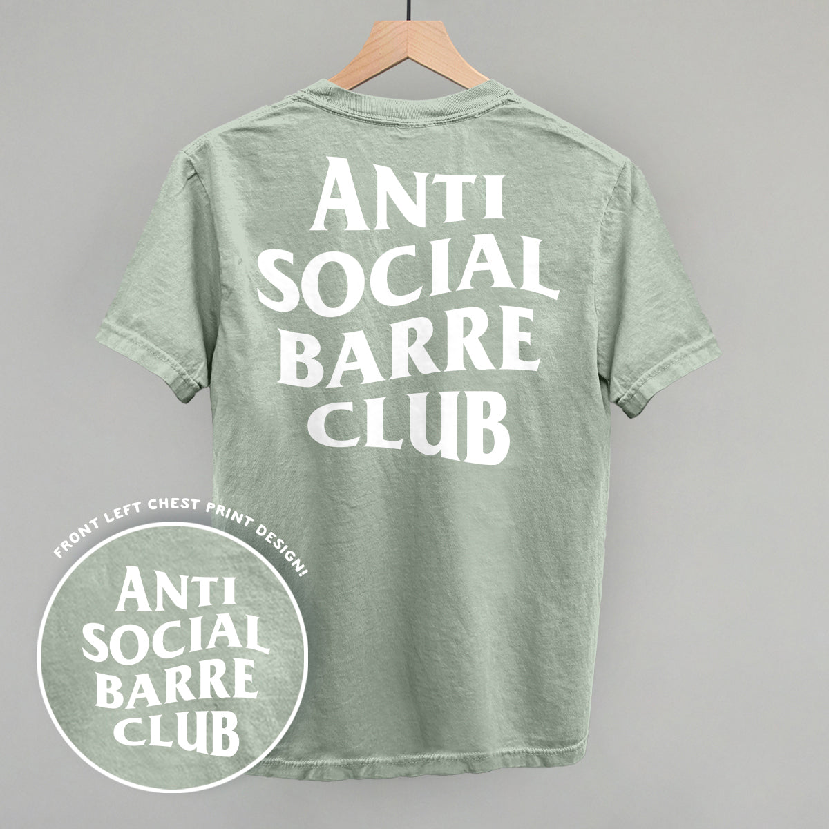 Anti Social Barre Club (White) (Back Print) product image 2