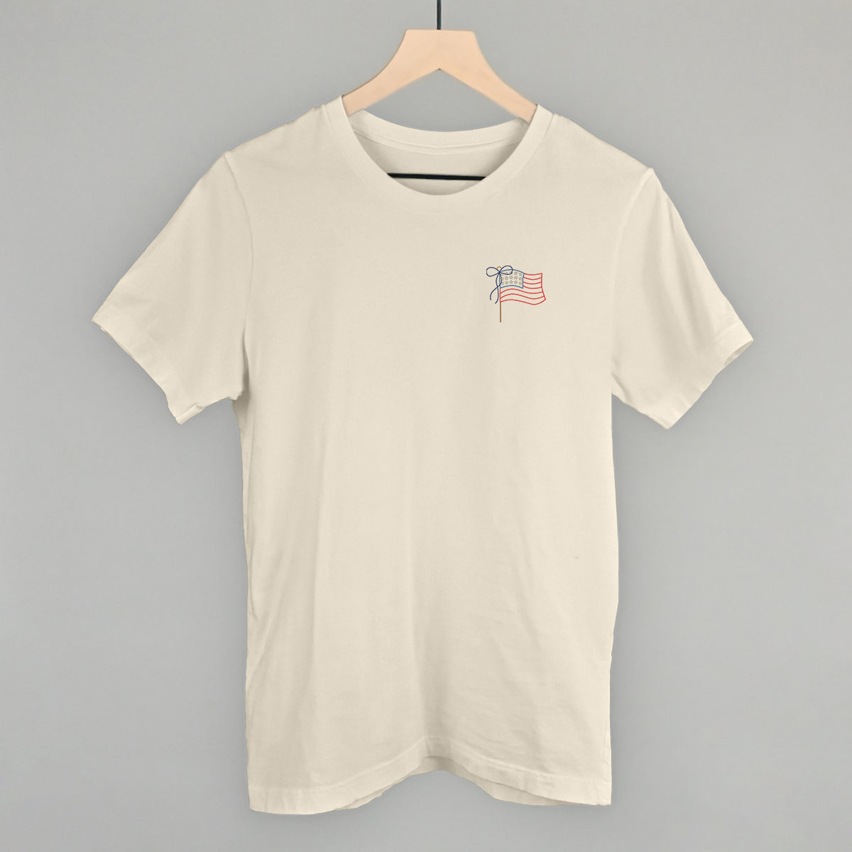 American Flag With Bow (Left Chest) product image 2