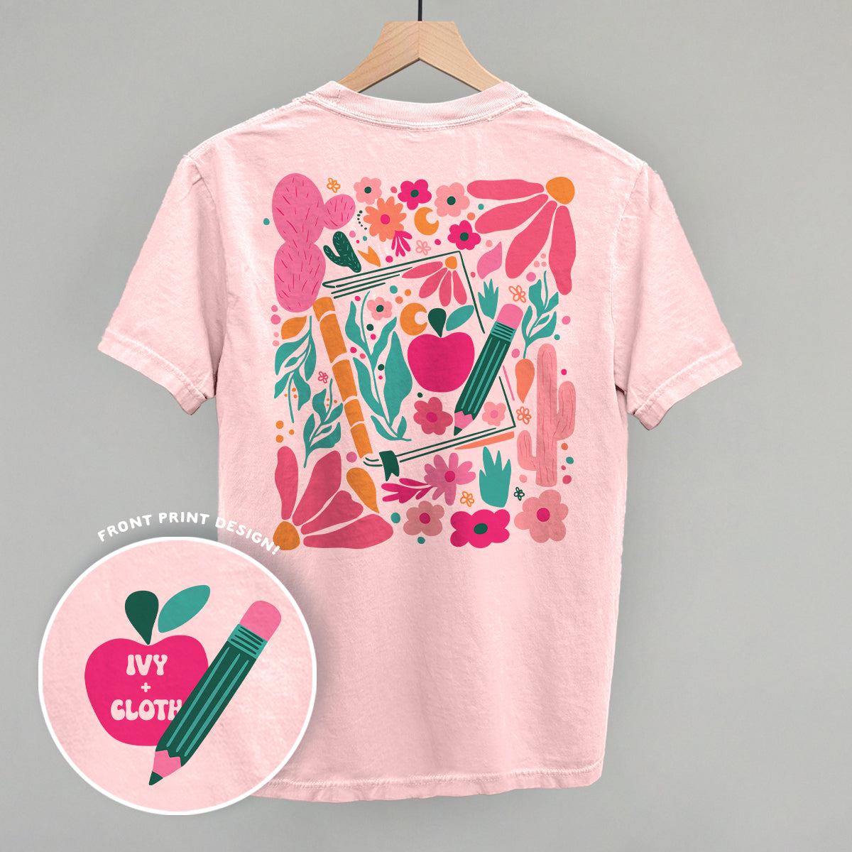 Abstract Floral Teacher Doodle (Back Print) product image 2