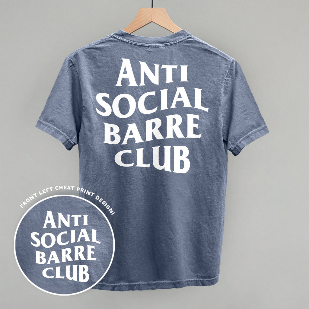 Anti Social Barre Club (White) (Back Print) product image 4