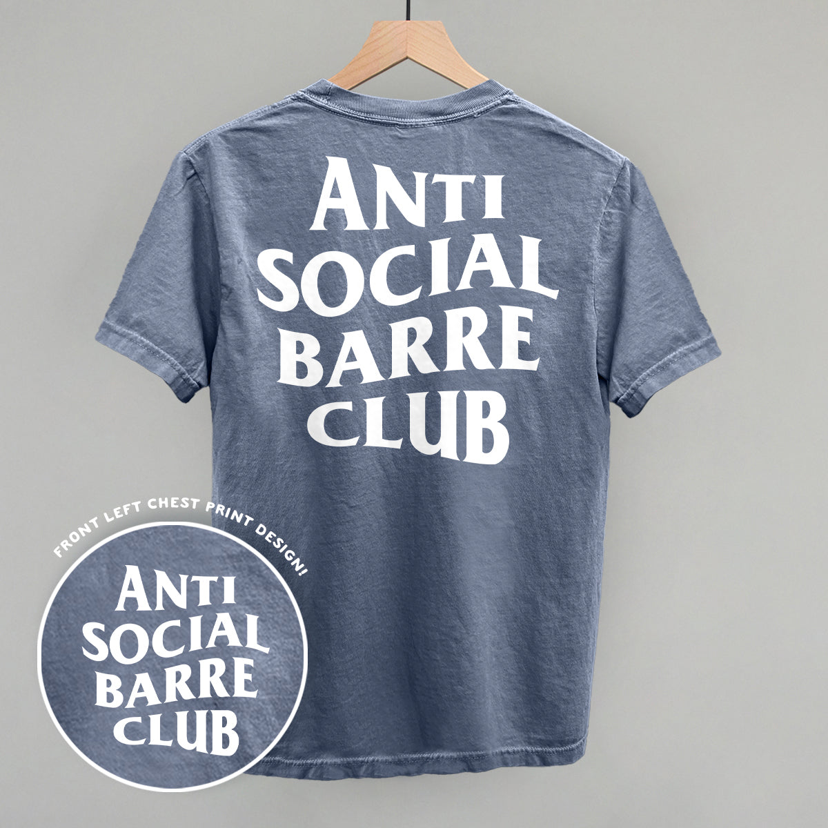 Anti Social Barre Club (White) (Back Print) product image 4