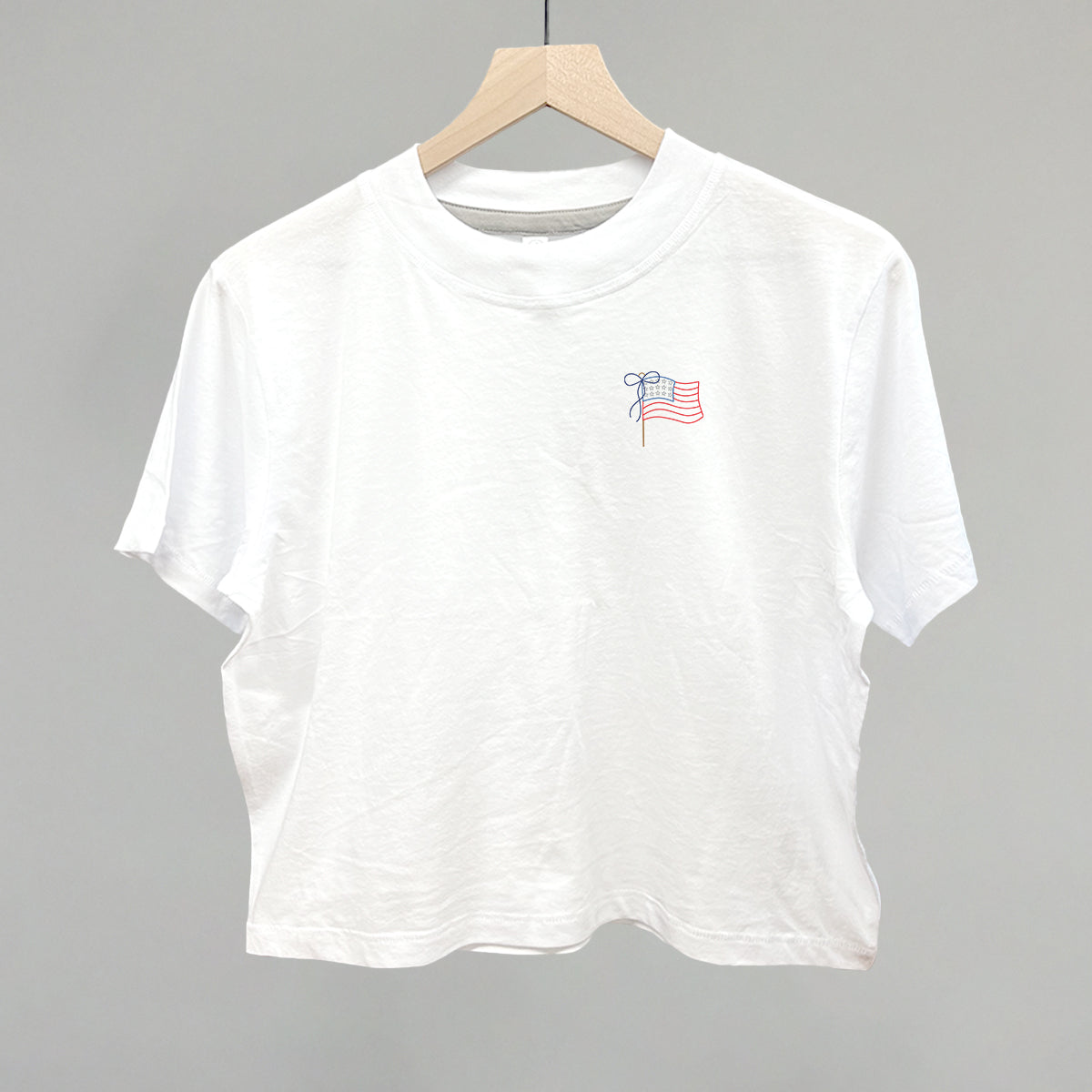 American Flag With Bow (Left Chest) product image 1