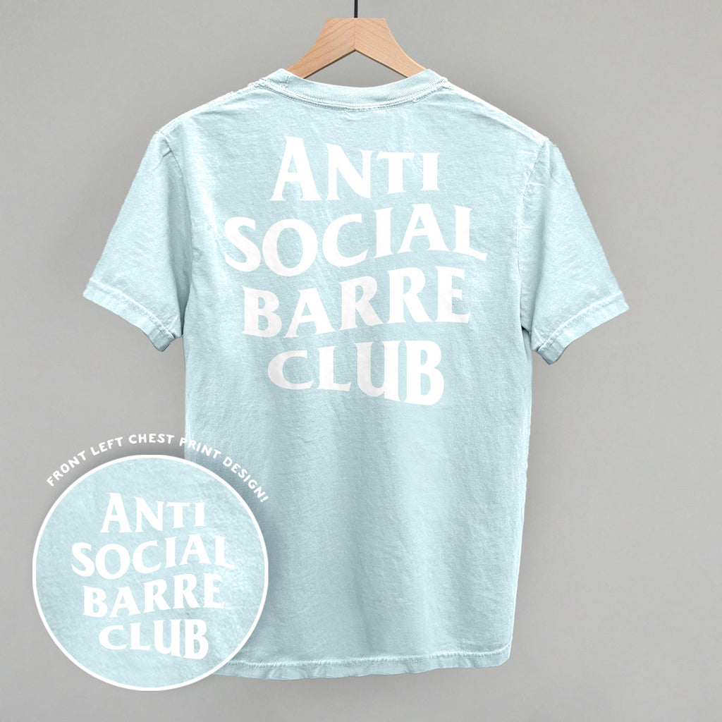 Anti Social Barre Club (White) (Back Print) product image 1