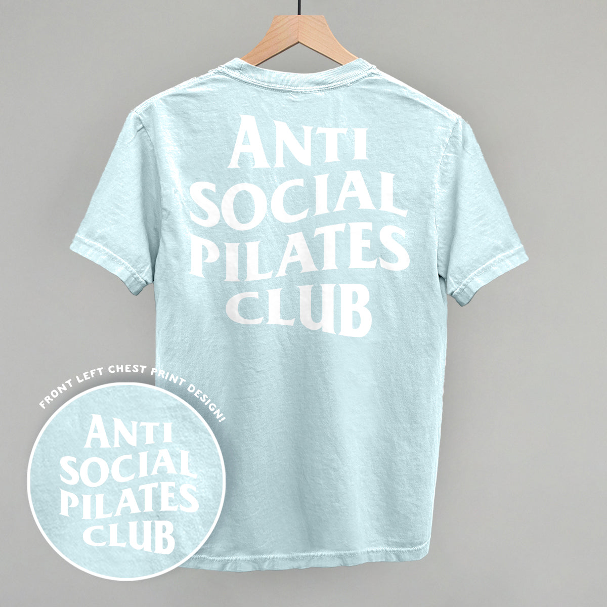 Anti Social Pilates Club (White) (Back Print) product image 4