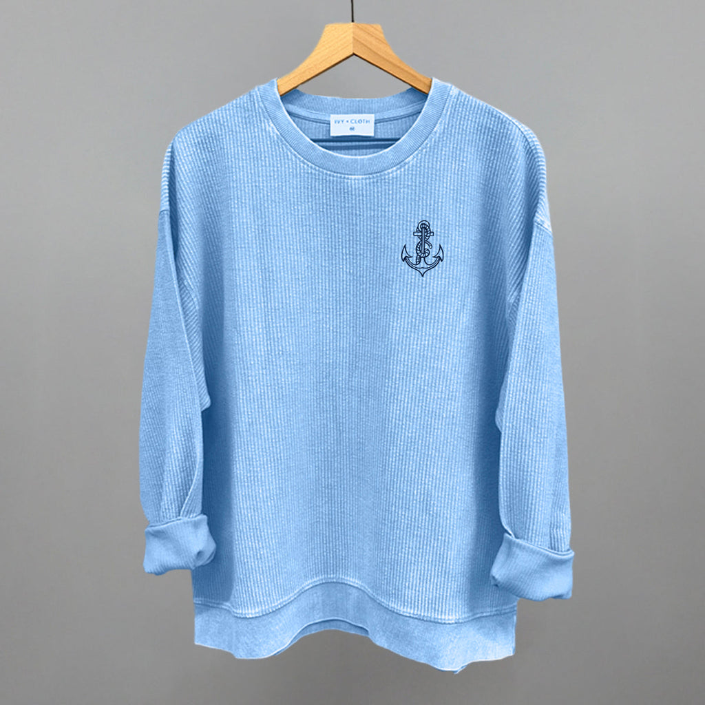 Anchor Doodle (Navy Blue) (Left Chest) product image 8