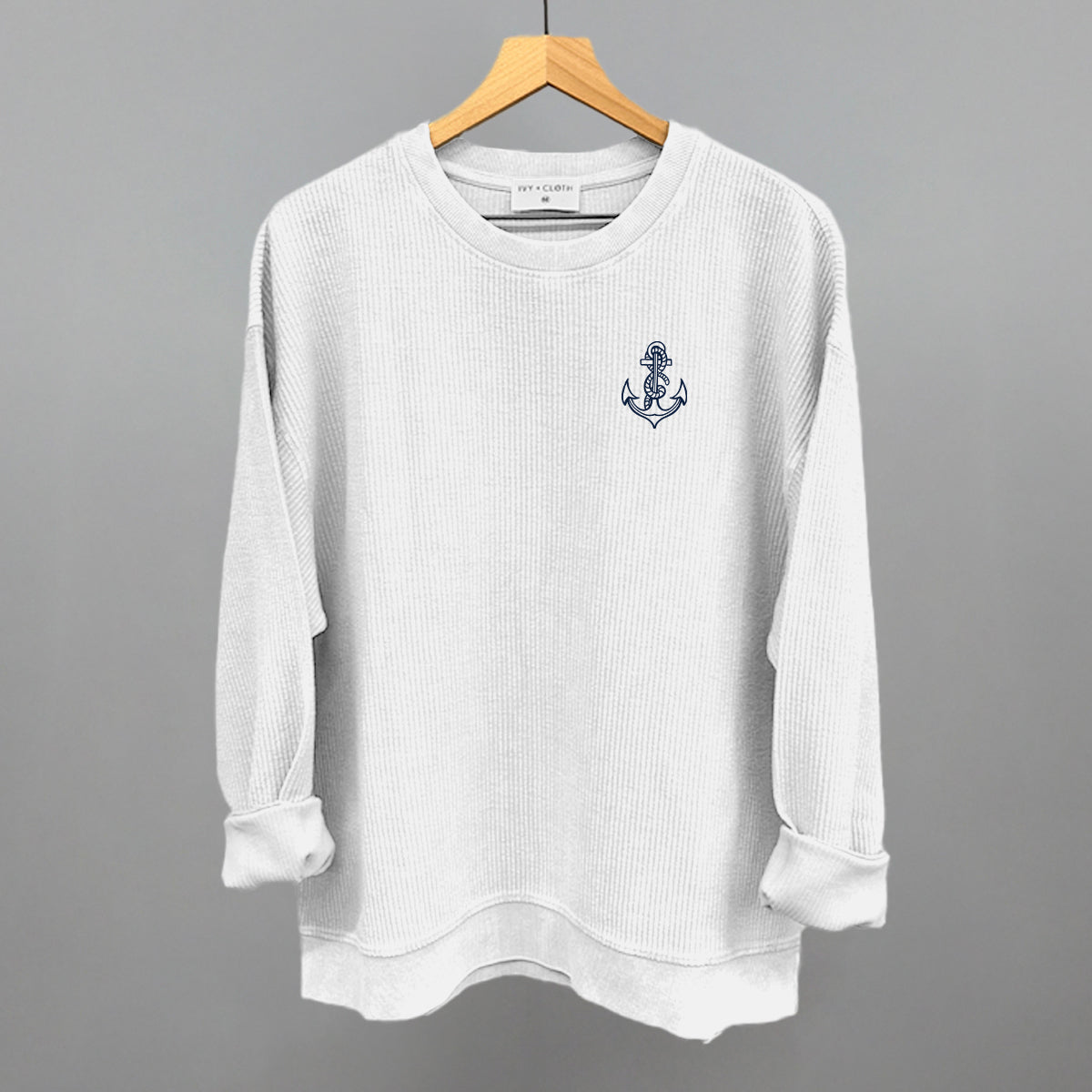 Anchor Doodle (Navy Blue) (Left Chest) product image 9