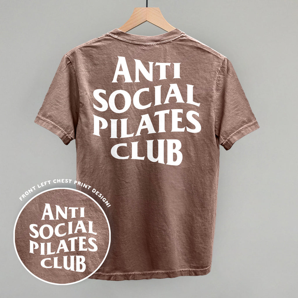 Anti Social Pilates Club (White) (Back Print) product image 5