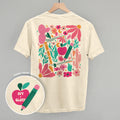 Abstract Floral Teacher Doodle (Back Print) product image 1
