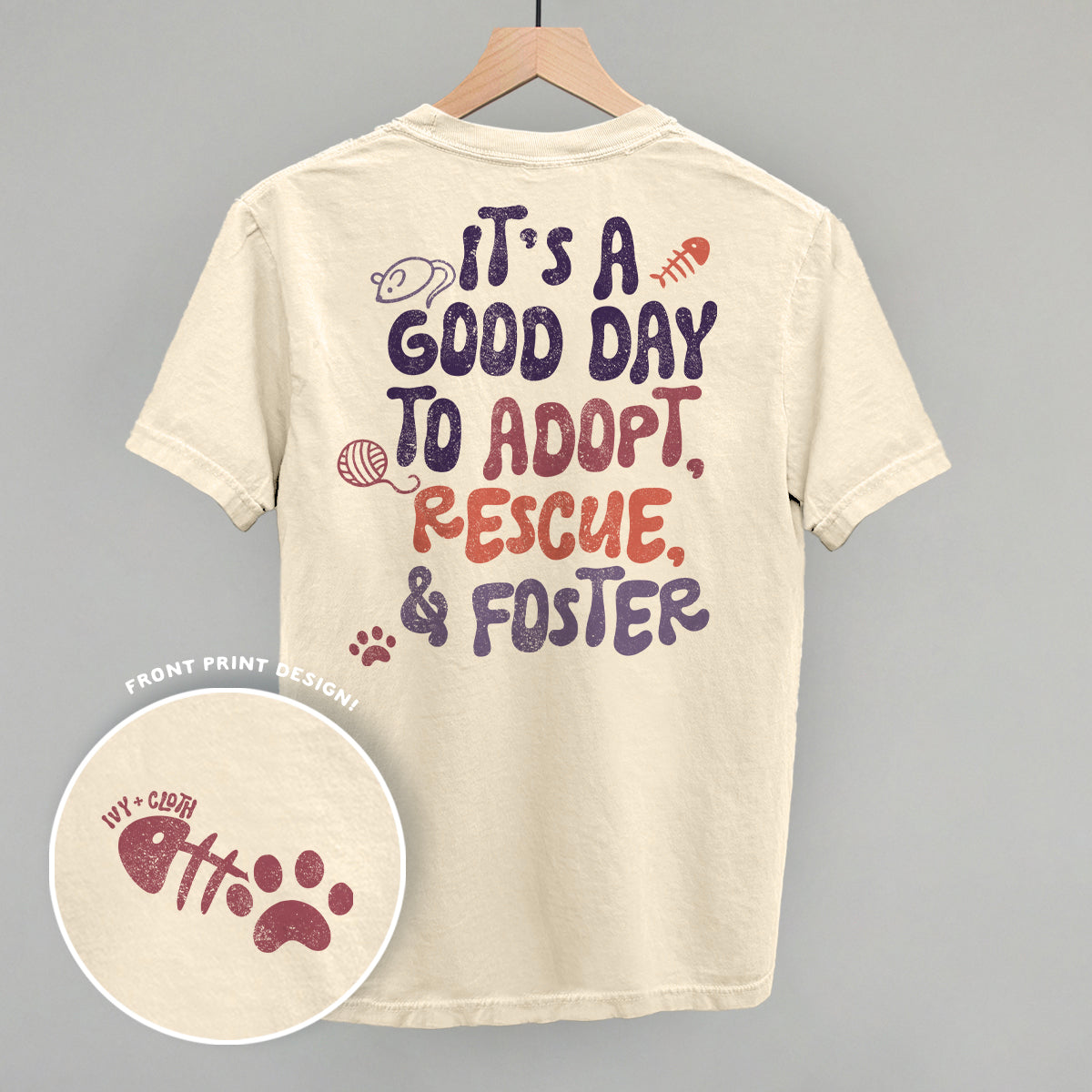 Adopt, Rescue, & Foster Cat (Back Print) product image 2