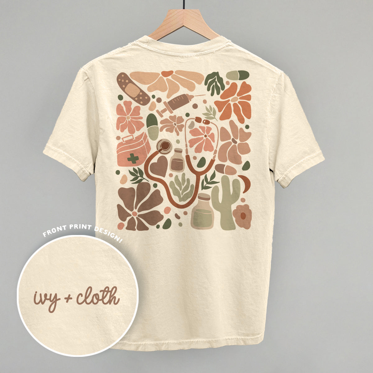 Abstract Neutral Nurse Doodle (Back Print) product image 2