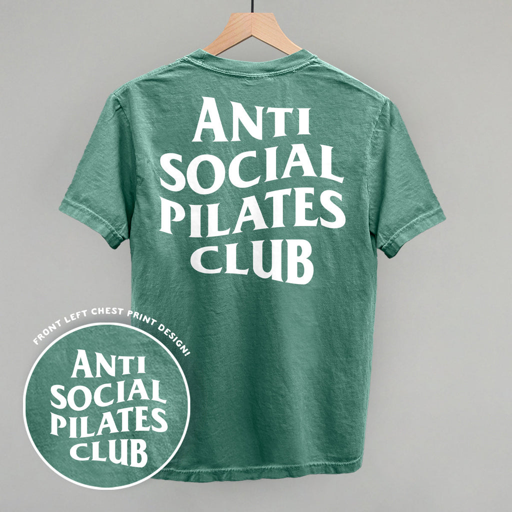 Anti Social Pilates Club (White) (Back Print) product image 6