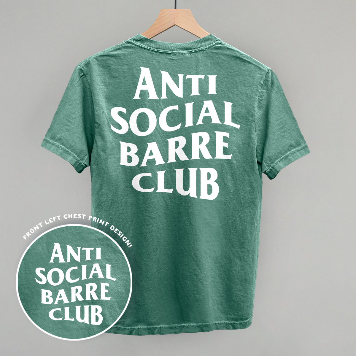 Anti Social Barre Club (White) (Back Print) product image 6