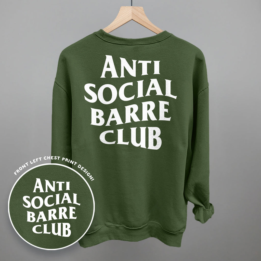 Anti Social Barre Club (White) (Back Print) product image 11