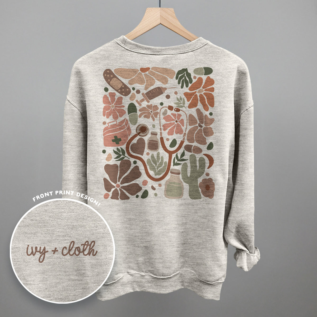 Abstract Neutral Nurse Doodle (Back Print) product image 5