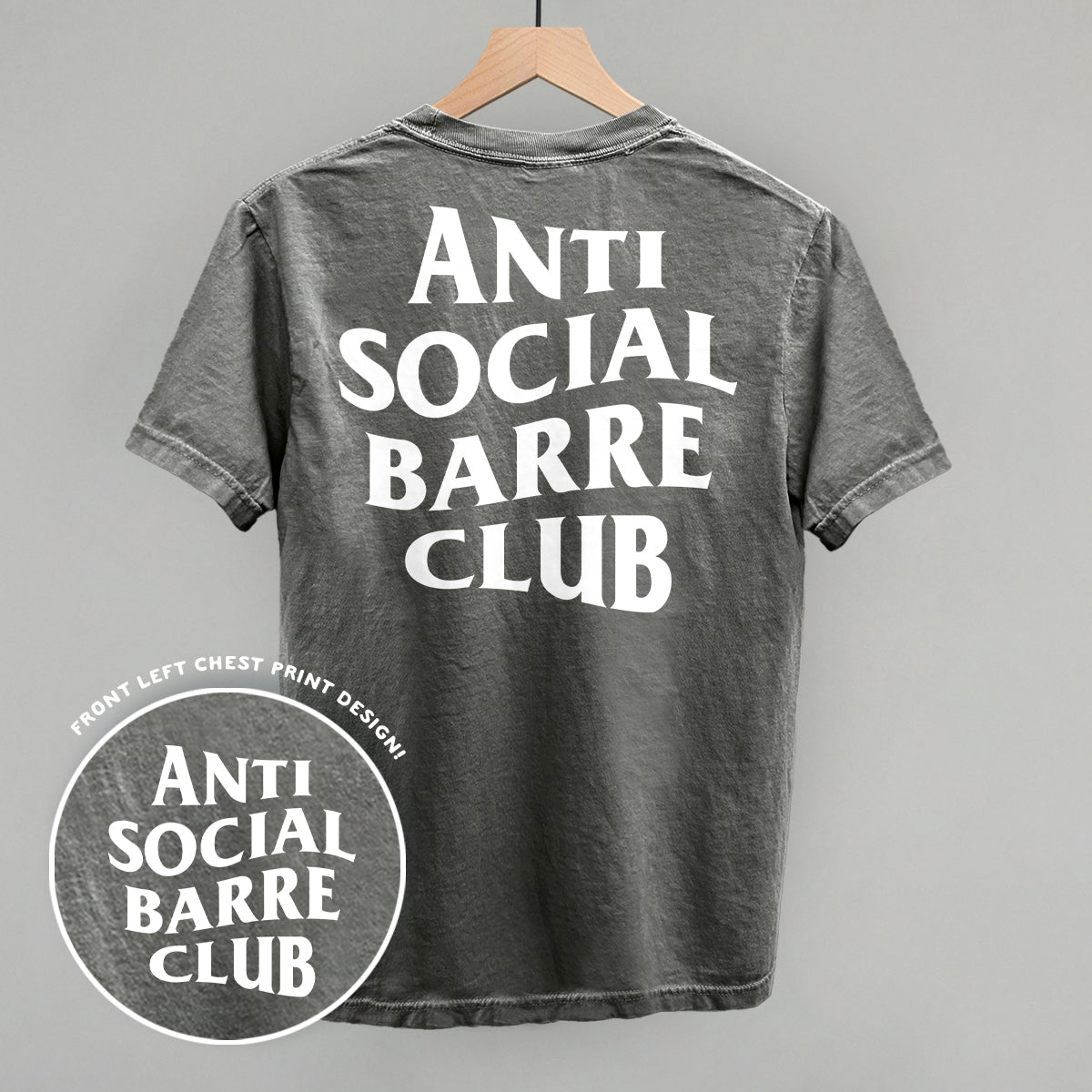 Anti Social Barre Club (White) (Back Print) product image 7