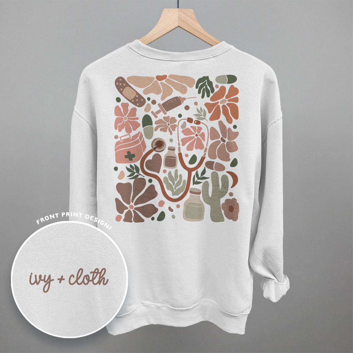 Abstract Neutral Nurse Doodle (Back Print) product image 6