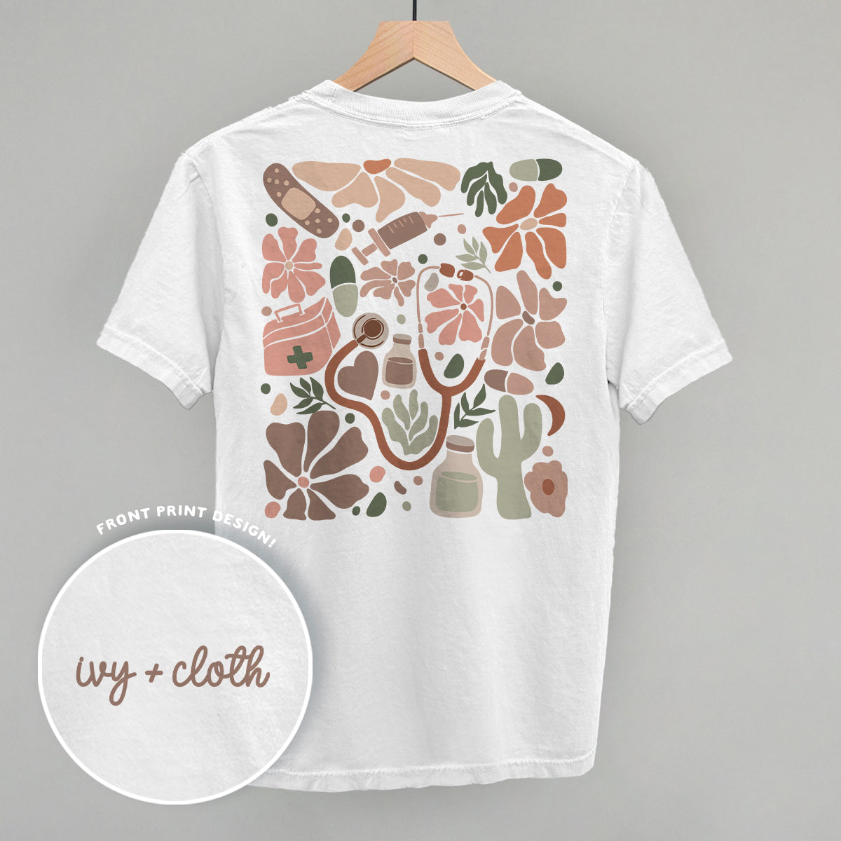 Abstract Neutral Nurse Doodle (Back Print) product image 3