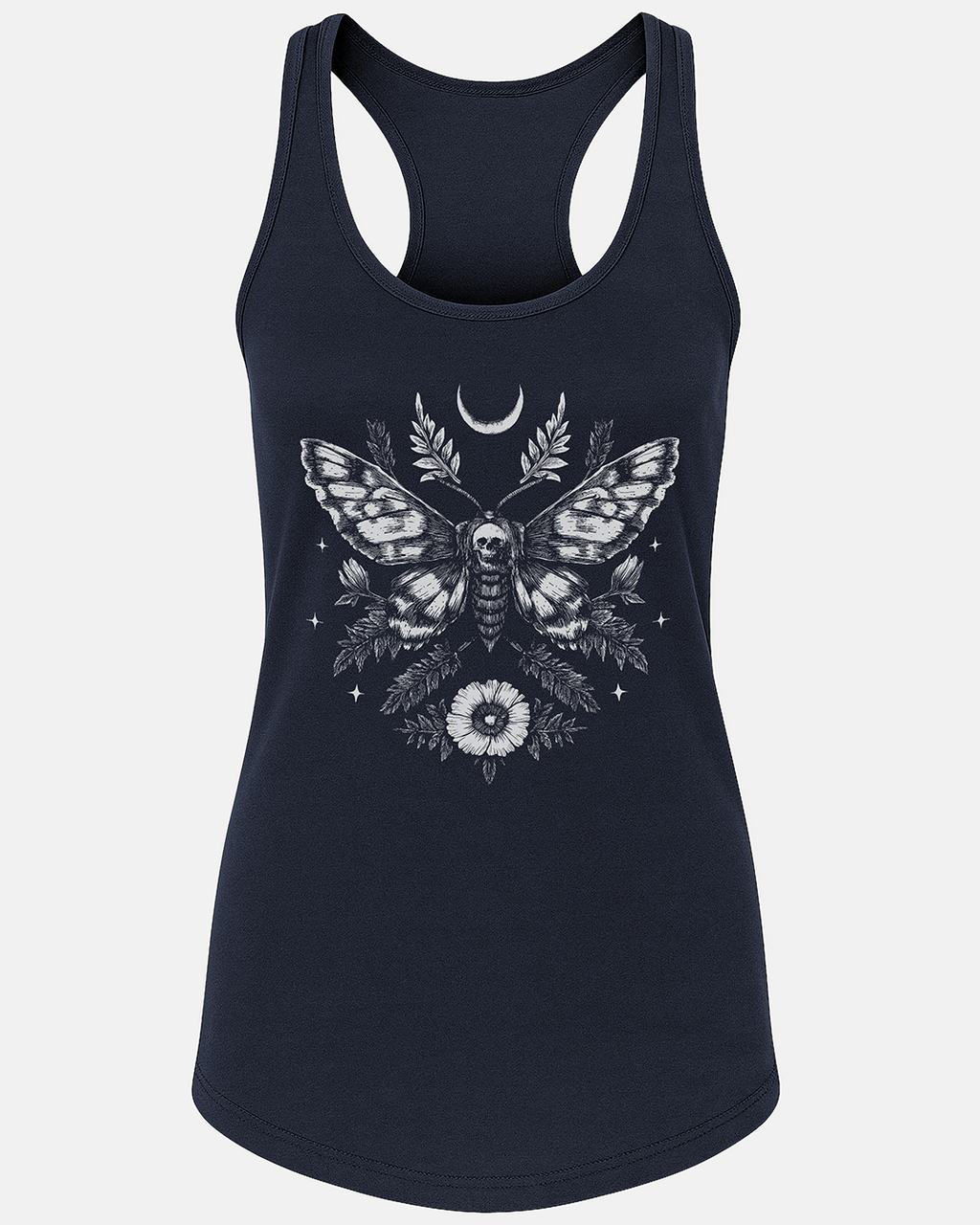 Death’s Head Moth Floral Woman's Tank