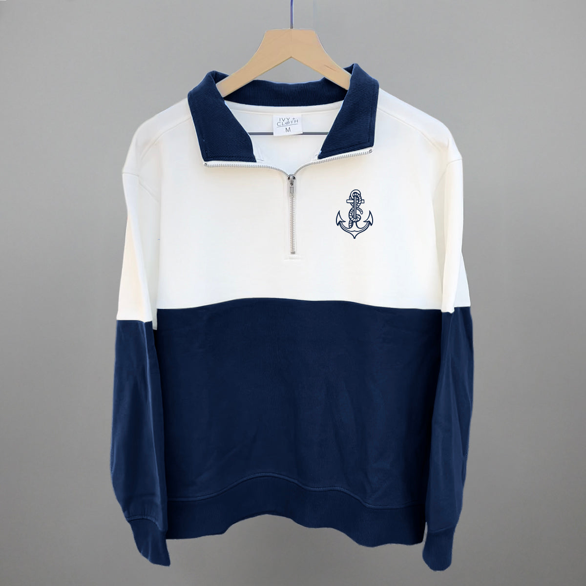 Anchor Doodle (Navy Blue) (Left Chest) product image 14
