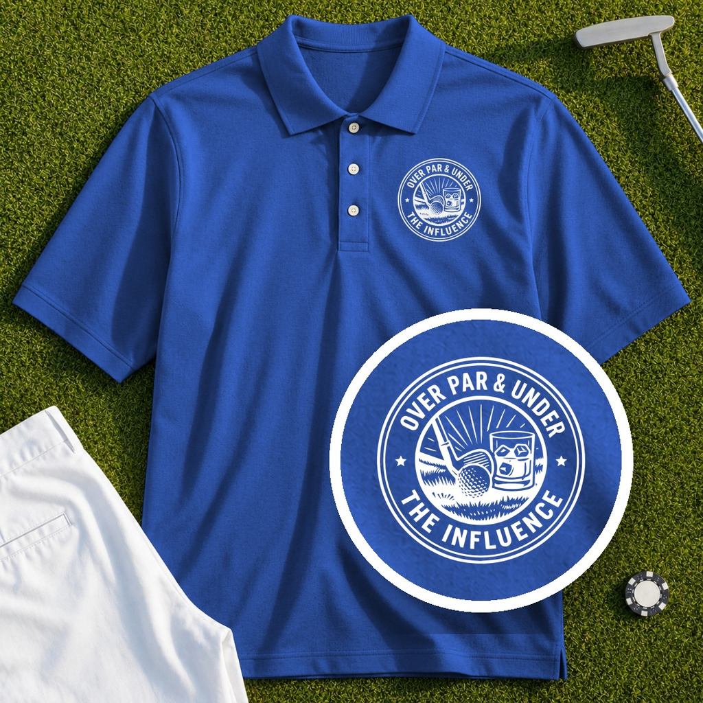 Over Par & Under The Influence Performance Polo