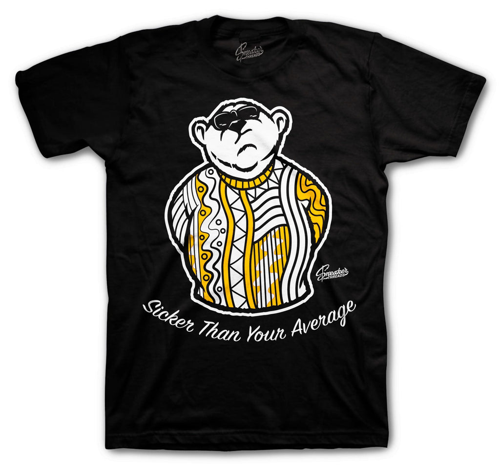 Retro 1 Black Gold Big Bear Shirt