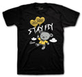 Retro 1 Black Gold Money Over Love Shirt