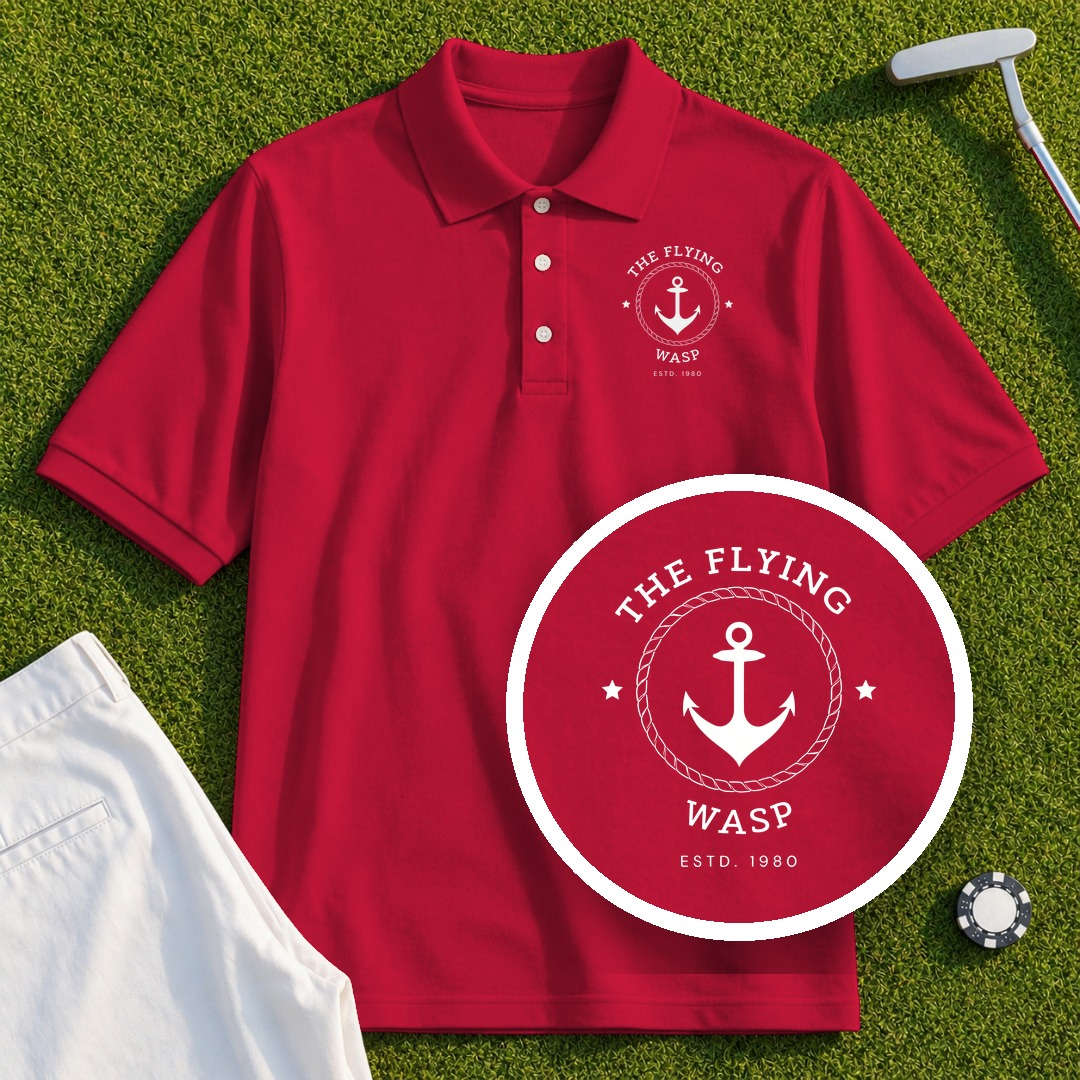 The Flying Wasp Performance Polo