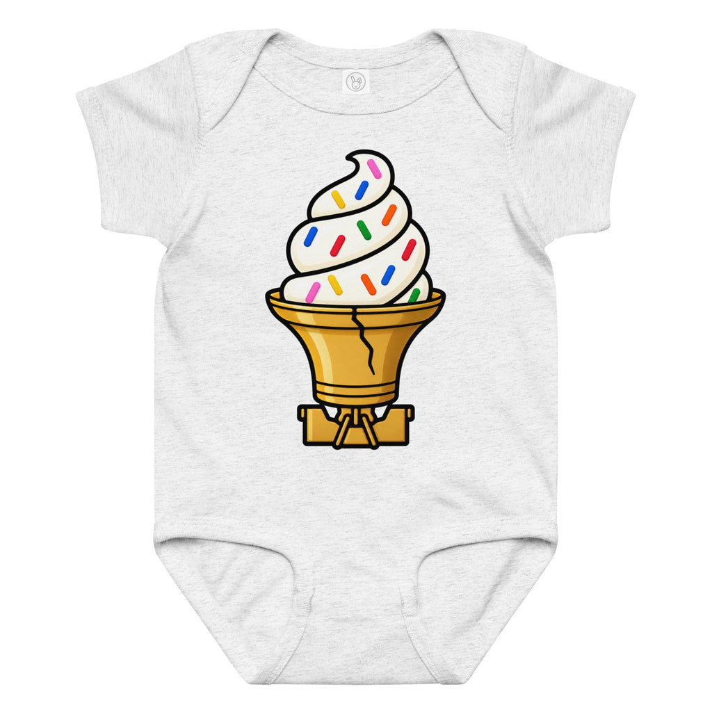 "Liberty Bell Ice Cream Cone with Jimmies" Baby Onesie