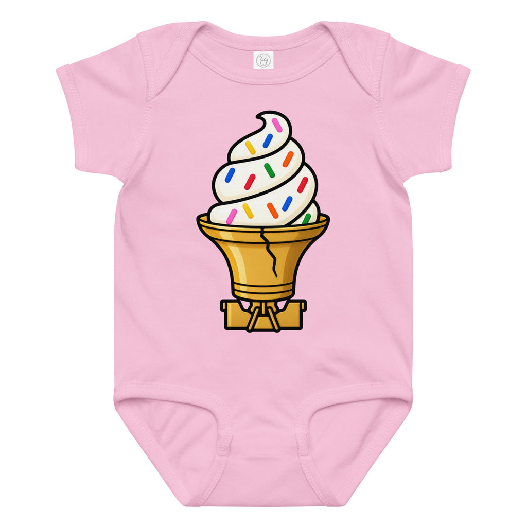 "Liberty Bell Ice Cream Cone with Jimmies" Baby Onesie