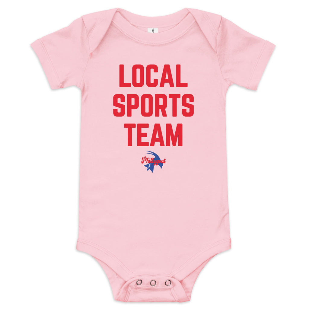 "Local Sports Team" Baby Onesie