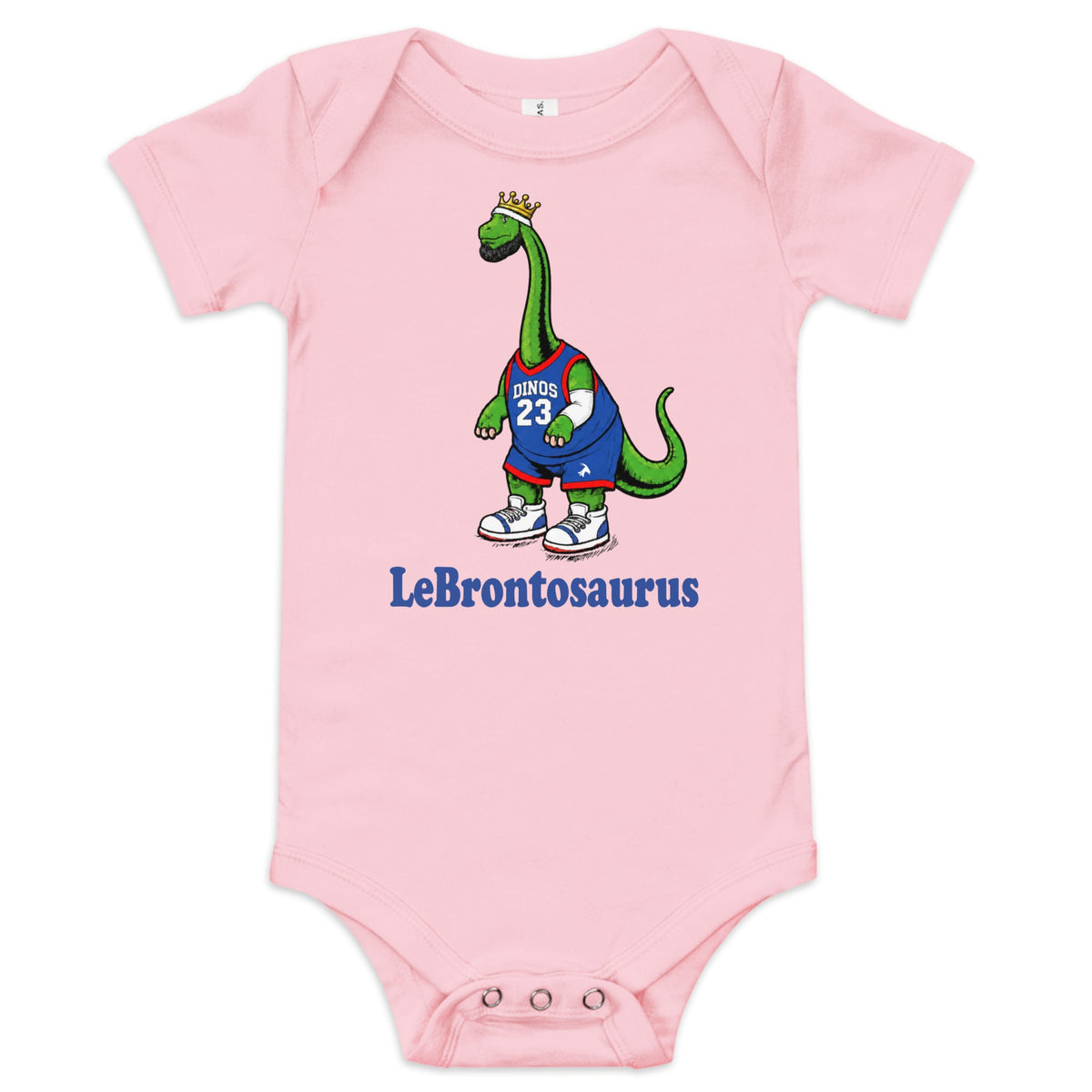 "LeBrontosaurus" Baby Onesie
