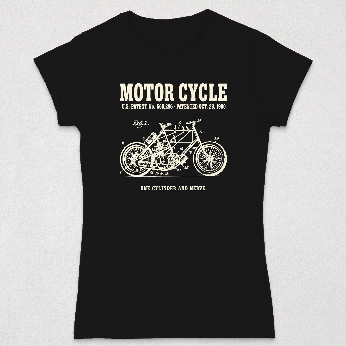 Motor Cycle 1900 Patent (WOMENS) product image 1